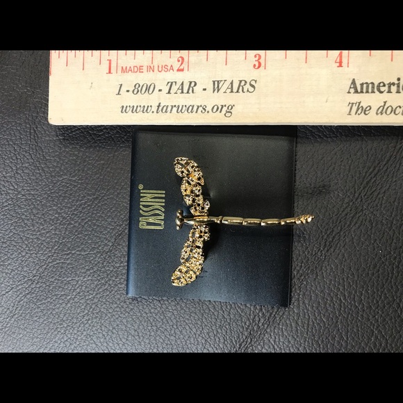 Vintage passini dragonfly pin made in the USA - Picture 3 of 3